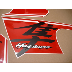 Adhesivo sticker SUZUKI HAYABUSA 2018 BLACK-RED