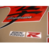 Decals SUZUKI HAYABUSA 2018 BLACK-RED