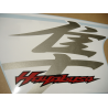Adhesivo sticker SUZUKI HAYABUSA 2017 BLUE-WHITE