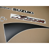 Autocollant Suzuki KATANA GSX F600 YELLOW  YEAR 2001 VERSION USA