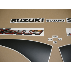 Autocollant Suzuki KATANA GSX F600 YELLOW  YEAR 2001 VERSION USA