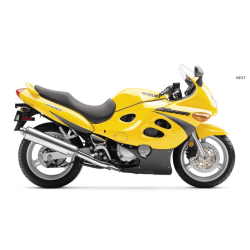 Adesivi Suzuki KATANA GSX F600 YELLOW  YEAR 2001 VERSION USA