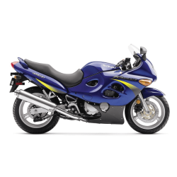 Autocollant Suzuki KATANA GSX F600 BLUE YEAR 2002 VERSION USA