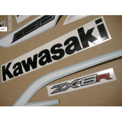 ADESIVI KAWASAKI ZX-6R YEAR 2013 WHITE