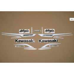AUTOCOLLANT KAWASAKI ZX-6R YEAR 2013 WHITE
