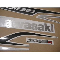 STICKER SET KAWASAKI ZX-6R YEAR 2013 BLACK
