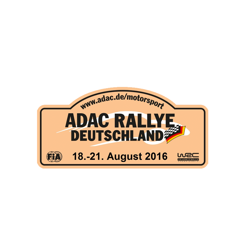 ADHESIVO RALLY FIA WRC ALEMANIA 2016