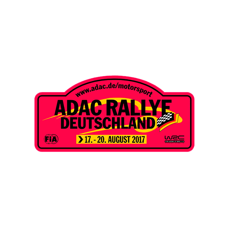 ADHESIVO RALLY FIA WRC ALEMANIA 2017