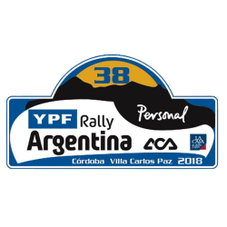 AUTOCOLLANT RALLY FIA WRC ARGENTINA 2018