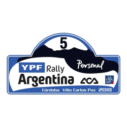 AUTOCOLLANT RALLY FIA WRC ARGENTINA 2018
