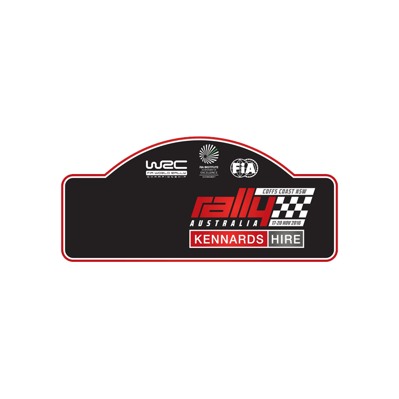 AUTOCOLLANT RALLY FIA WRC AUSTRALIA 2016