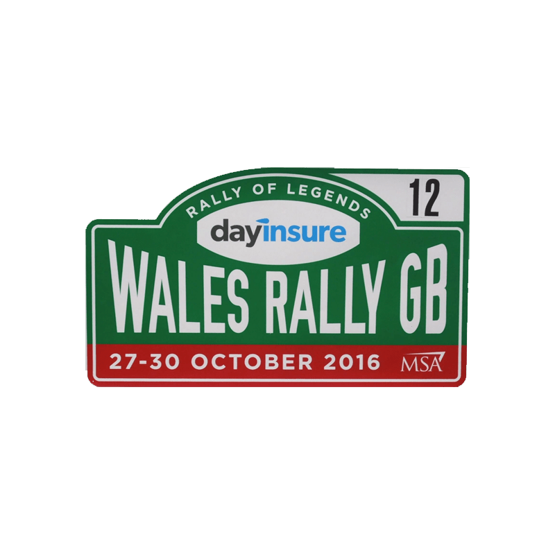 AUTOCOLLANT RALLY FIA WRC ENGLAND
