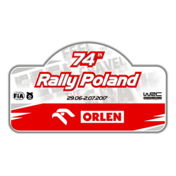 AUTOCOLLANT RALLY FIA WRC POLONIA
