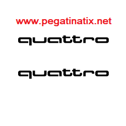 AUFKLEBER LOGO AUDI QUATTRO