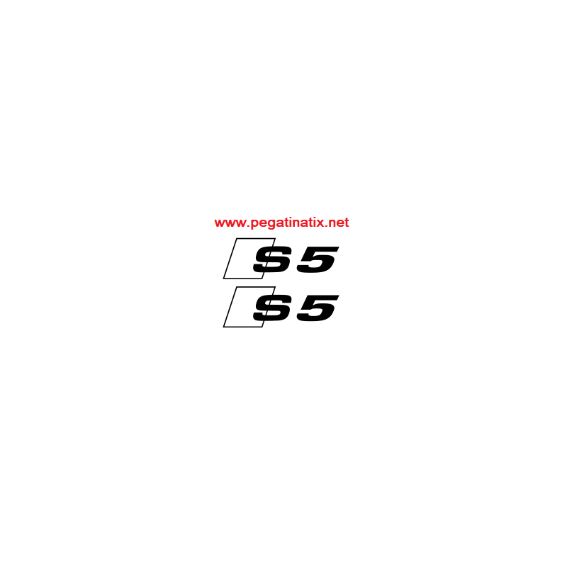 STICKER LOGO AUDI S5