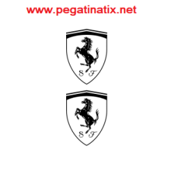 STICKER LOGO FERRARI