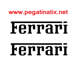 AUFKLEBER LOGO FERRARI