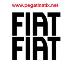 AUFKLEBER LOGO FIAT 500