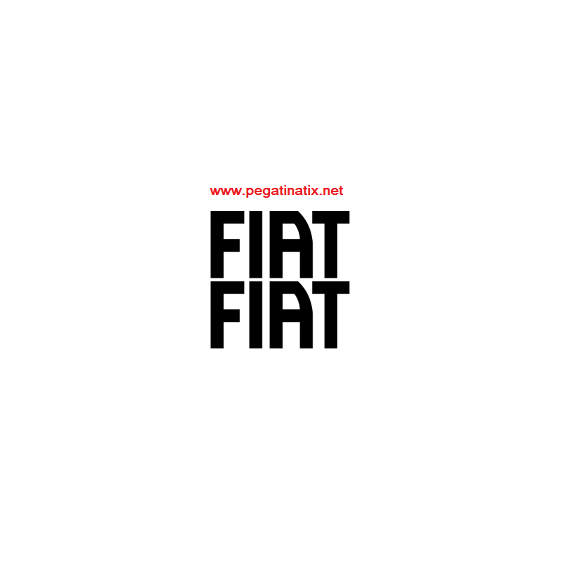 STICKER LOGO FIAT 500