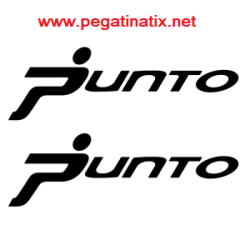AUTOCOLLANT LOGO FIAT PANDA
