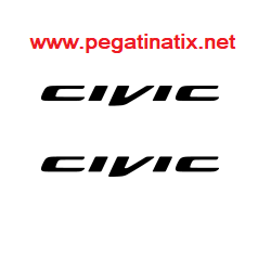 ADHESIVO LOGO HONDA CIVIC