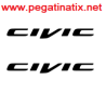 STICKER LOGO HONDA CIVIC