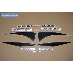 Stickers Suzuki KATANA GSX F600 YEAR 2000 YELLOW