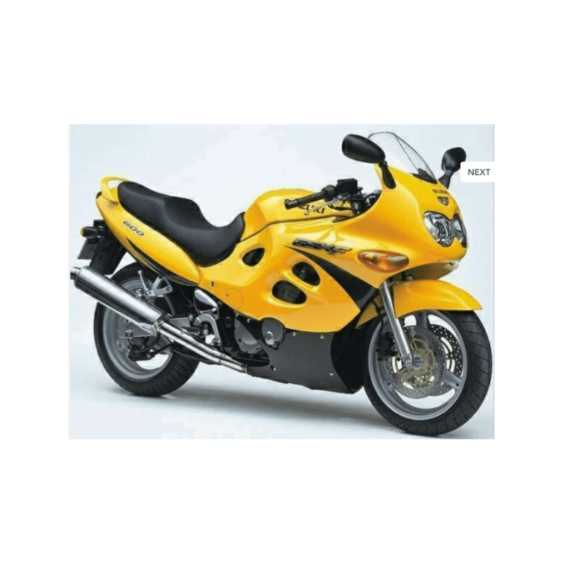Stickers Suzuki KATANA GSX F600 YEAR 2000 YELLOW