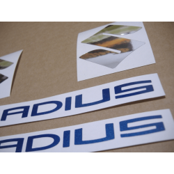 Stickers Suzuki GLADIUS WHITE/BLUE 2012 SV650