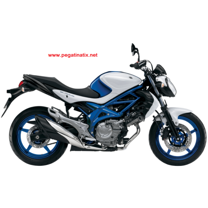 Aufkleber Suzuki GLADIUS  WHITE/BLUE 2012 SV650