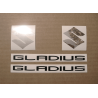Stickers Suzuki GLADIUS GREY 2013 SV650