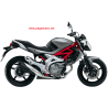 Stickers Suzuki GLADIUS GREY 2013 SV650