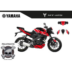 ADESIVI KIT YAMAHA MT-125 2014-2019 ANNIVERSARY