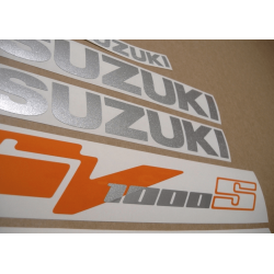 DECALS Suzuki SV 1000S ORANGE YEAR 2003