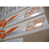 AUTOCOLLANT Suzuki  SV 1000S ORANGE YEAR 2003