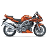 AUTOCOLLANT Suzuki  SV 1000S ORANGE YEAR 2003