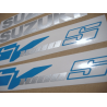 AUTOCOLLANT Suzuki  SV 1000S BLUE YEAR 2004