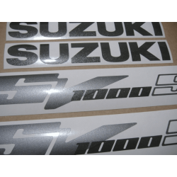 AUTOCOLLANT Suzuki SV 1000S SILVER YEAR 2004