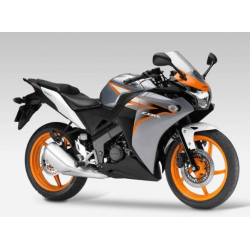 Adhesivos Honda CBR 125R 2011 SILVER-ORANGE
