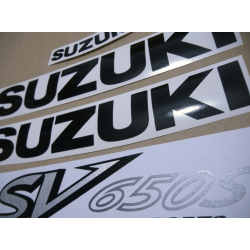 AUTOCOLLANT SUZUKI SV650S 2002 YELLOW