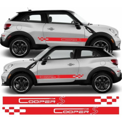 AUTOCOLLANT BANDES LATÉRALES Cooper S