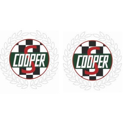 DECALS STICKER Cooper MINI S CLASSIC X2