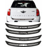 DECALS REAR BUMPER MINI countryman R60 2010-2016
