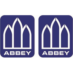 AUFKLEBER CARAVANS ABBEY
