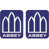 AUFKLEBER CARAVANS ABBEY