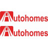 Adhesivo caravana AUTOHOME x2