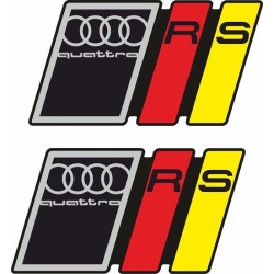 AUFKLEBER AUDI RS x2
