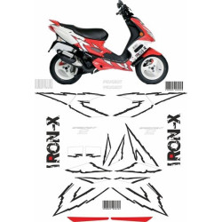 AUFKLEBER Peugeot Speed Fight 2 full Iron X
