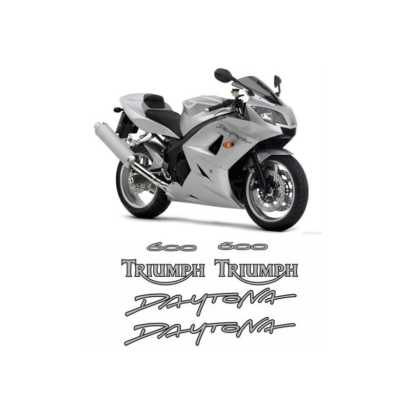 AUTOCOLLANT TRIUMPH DAYTONA 600 YEAR 2005