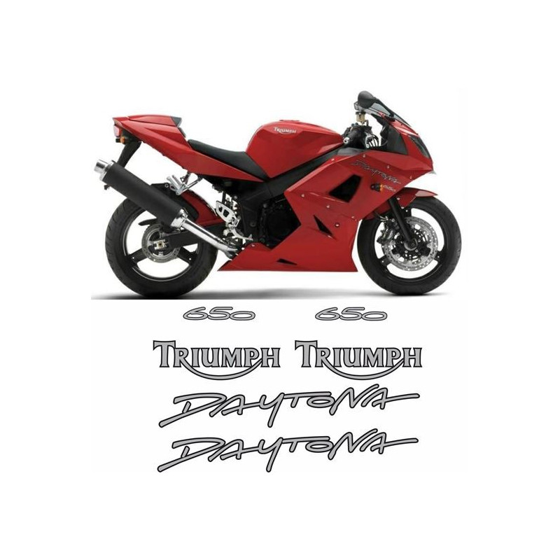 AUFKLEBER TRIUMPH DAYTONA 650 YEAR 2005